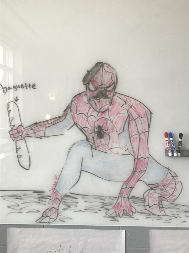 Le French spiderman