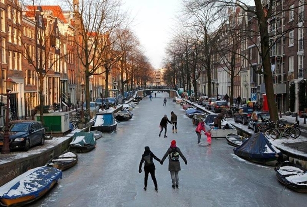 Leaked NBC footage of the Dutch speedskating team in training