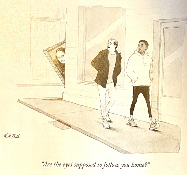 Leaving the art gallery