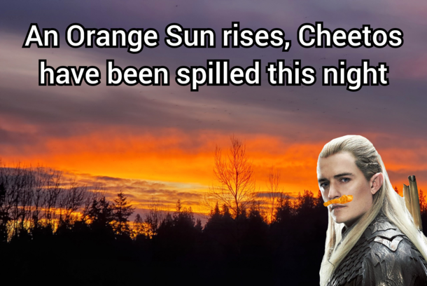 Legolas what do your elf eyes see