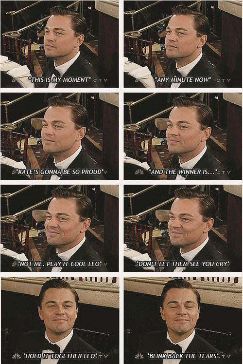 Leonardo DiCaprio at the this moment again