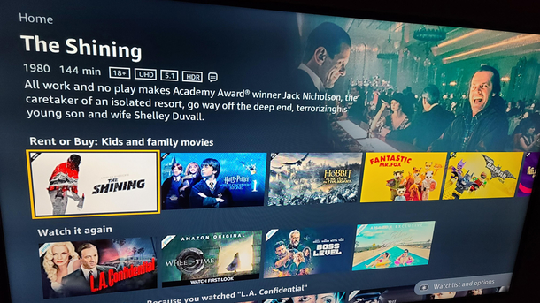 Let me just settle in to watch my favorite kids movie The Shining