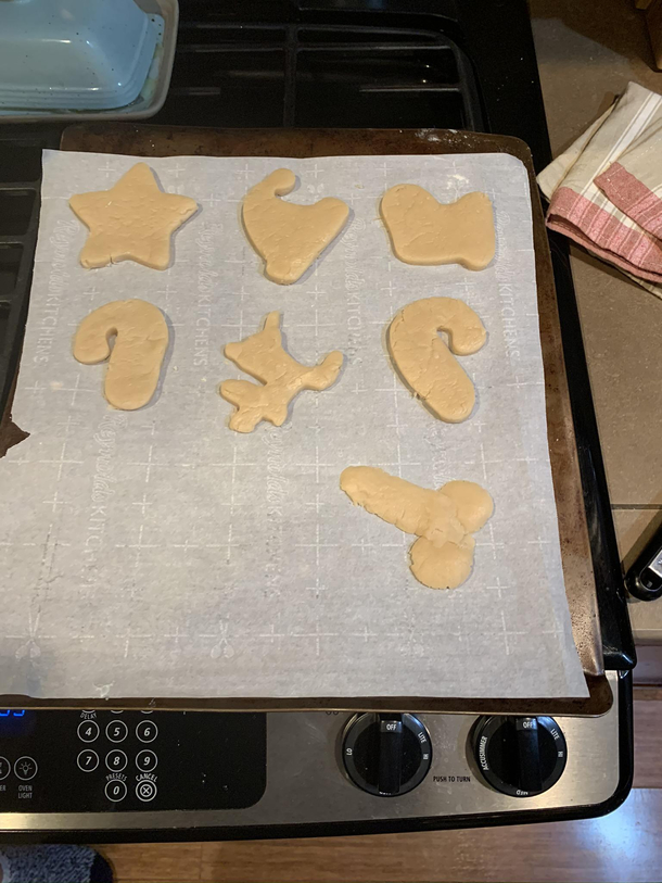 Let my kids high school and junior high make Xmas cookies this year Possibly bad decision