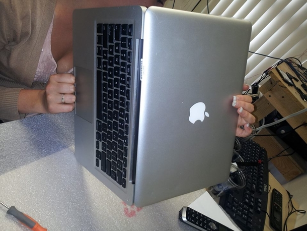 Let the new hire put a mac together