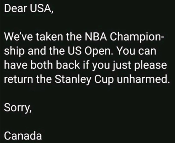 Lets have a friendly trade shall we