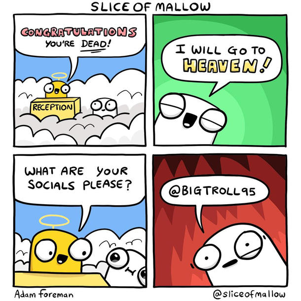 Lets have some fun What other funny social name could I have used on the last panel