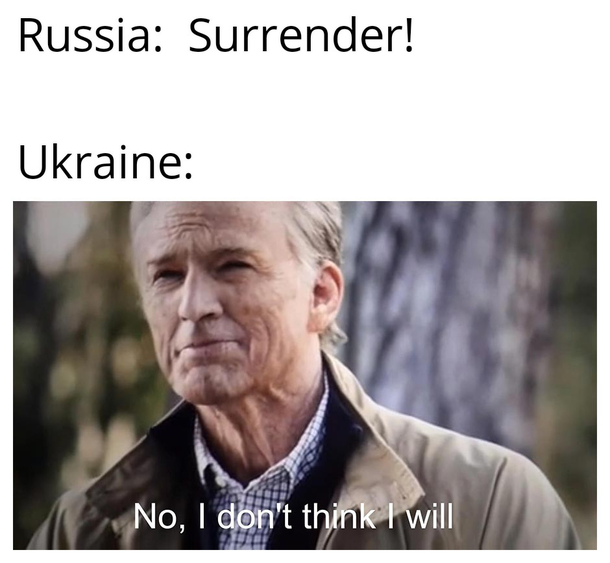 Lets hear it for Ukraine 