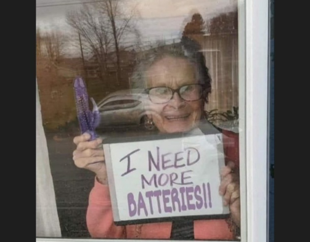 Lets help this poor old lady