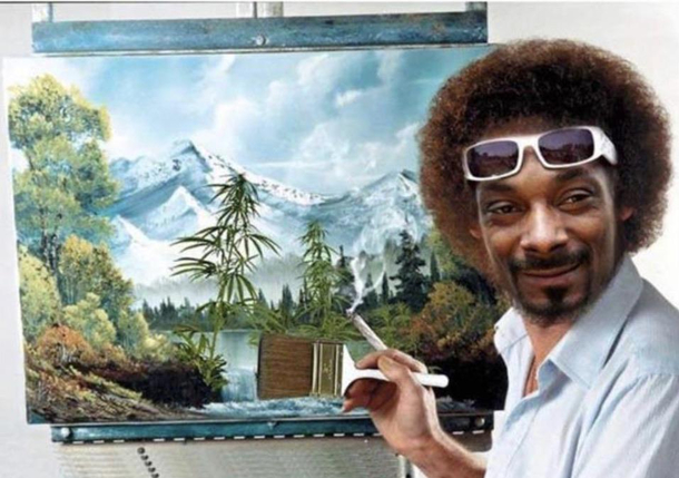 Lets paint some happy little trees