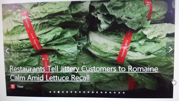 Lettuce applaud this journalist for his efforts