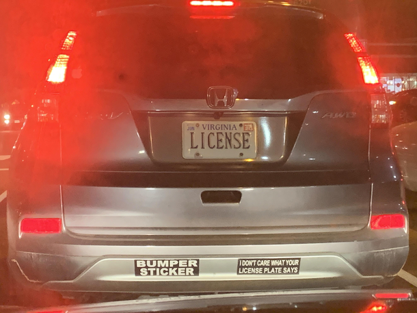 License plate