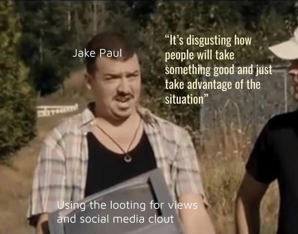 Life imitates art Or in this case Jake Paul imitates Hot Rod