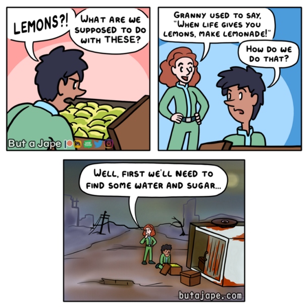 Life lemons etc
