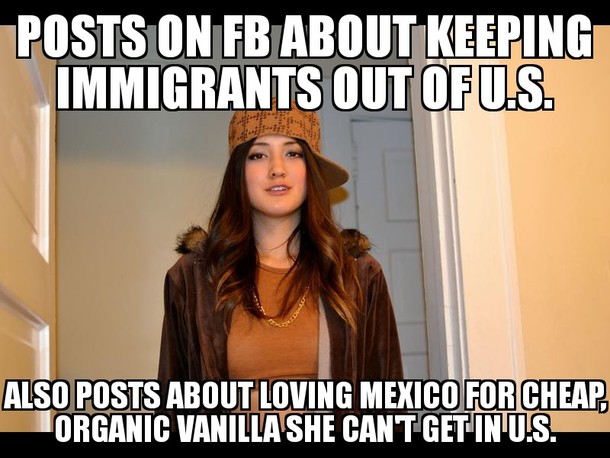 Likes Mexicans as long as they make cheap stuff she can buy