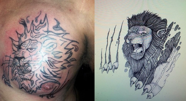 Lion Tattoo 