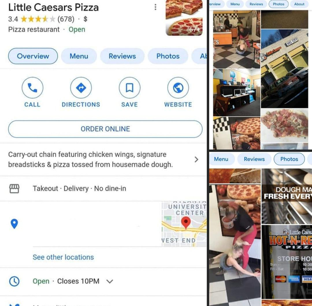 Little Ceasars is now serving hands hot and fresh