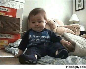 Little guy having a laugh