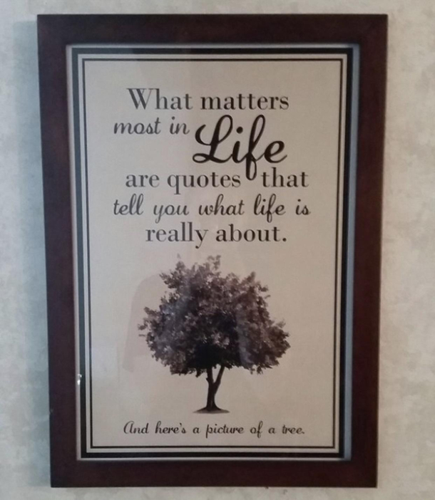 Live laugh love and heres a tree