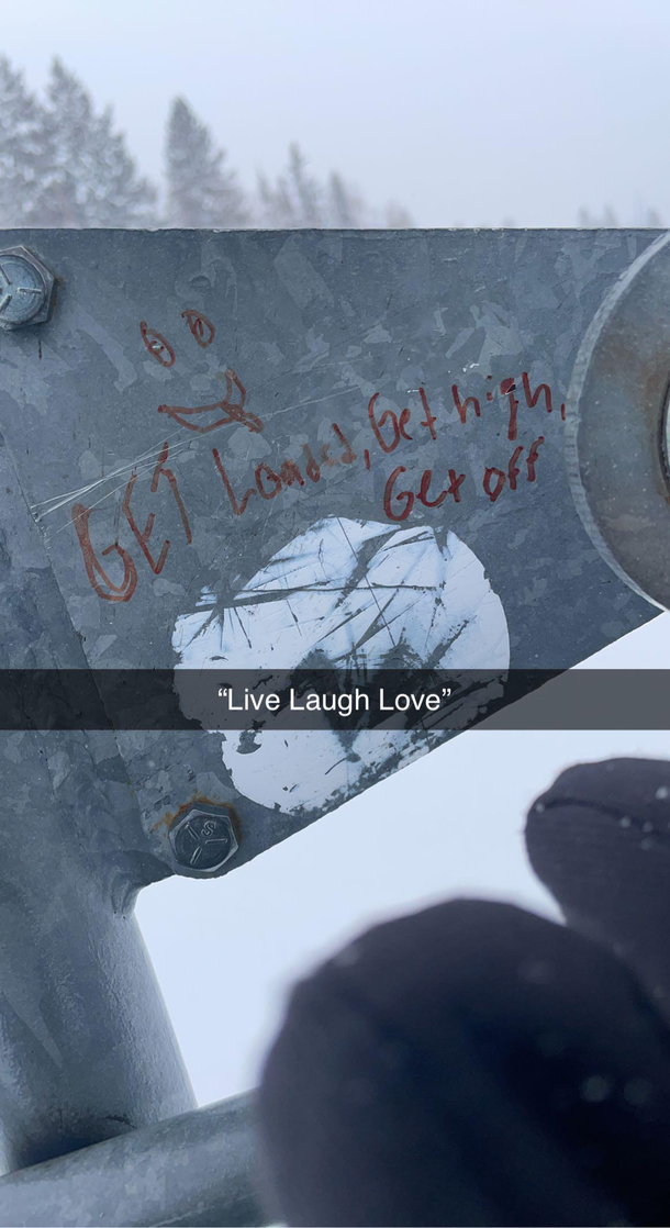 Live Laugh Love OC x bonus points if you can name the ski resort