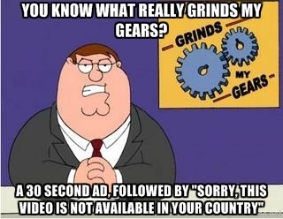 Living outside the US this has happened more times than I care to count