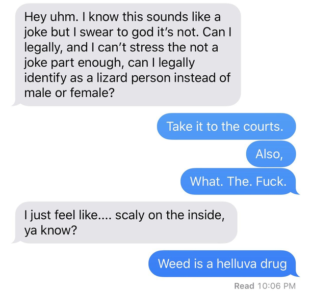 Lizard people are people too