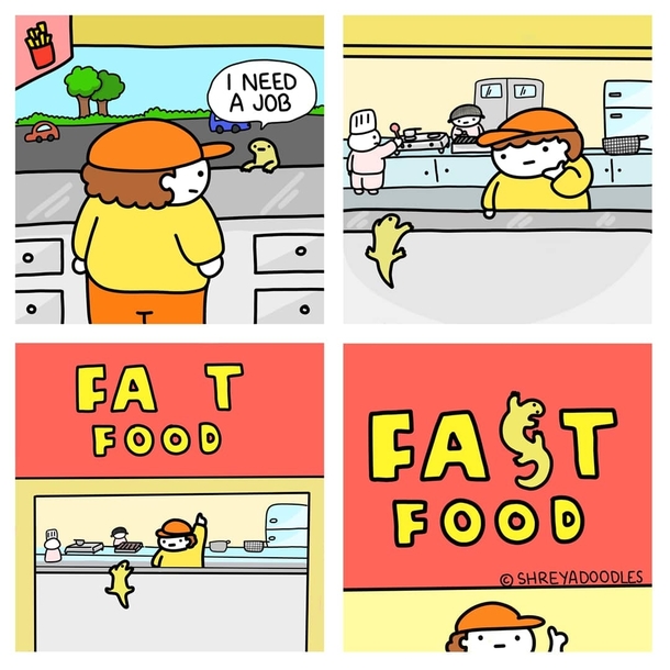 Lizard wants a job OC