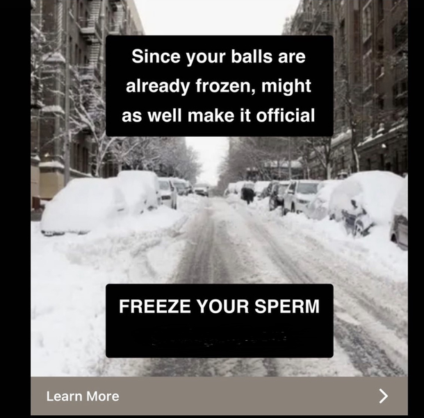 Local advertisement on my feed