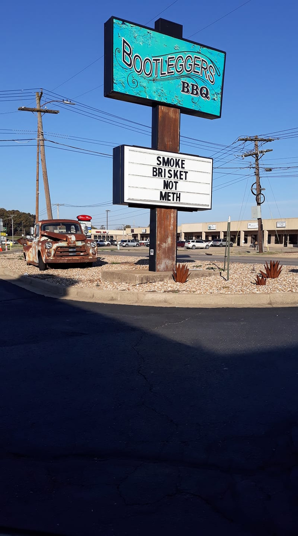 Local BBQ with an important message