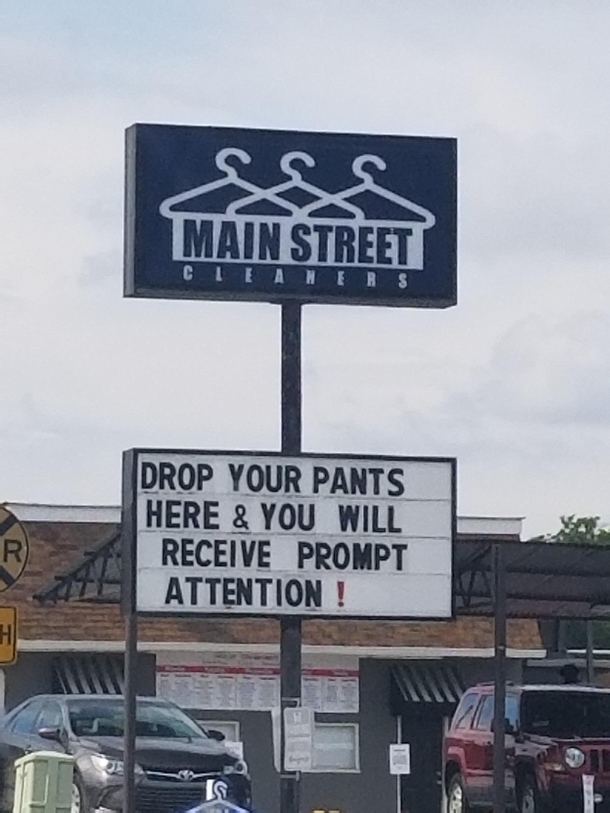 Local cleaners is attentive