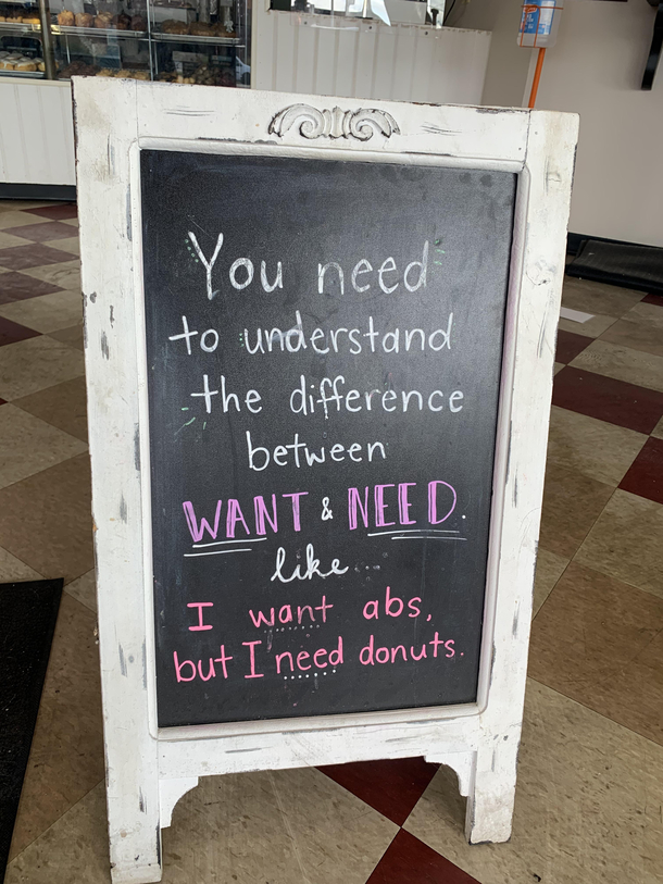 Local doughnut shop has some jokes