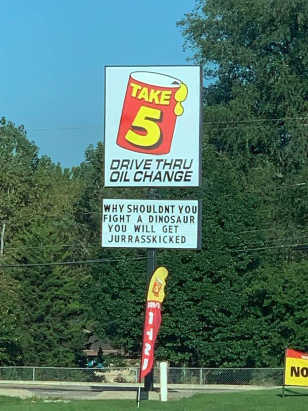 Local lube shop