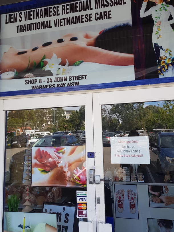 Local massage parlour