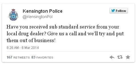 Local police station has a sense of humour