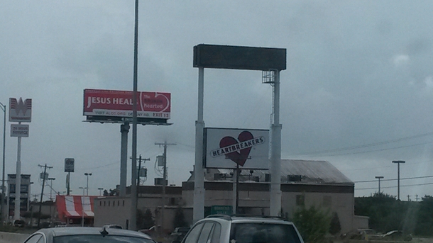 Local strip club named heartbreakers has competition