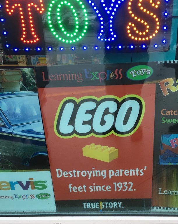 Local toy store calling it like it is