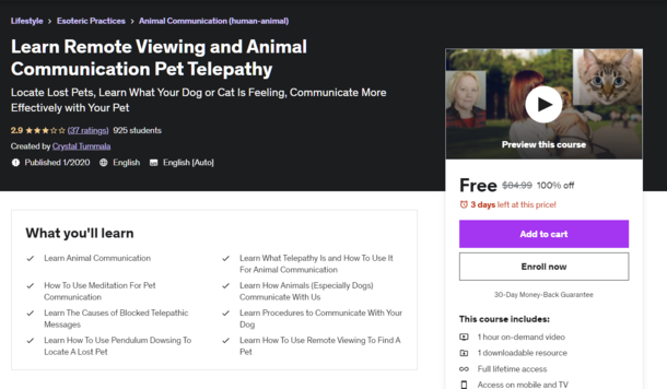 Locate all the lost pets in your area with pet telepathy