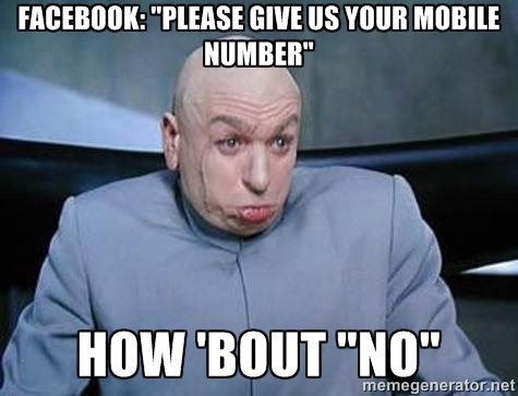 Logging into Facebook lately