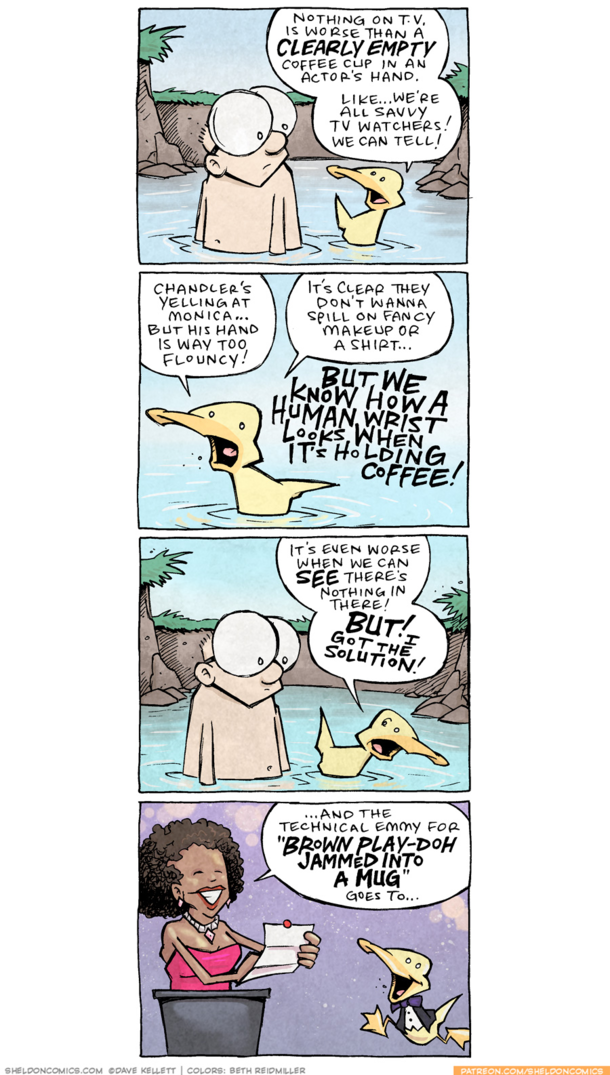 Long slow sip of the coffee mug oc