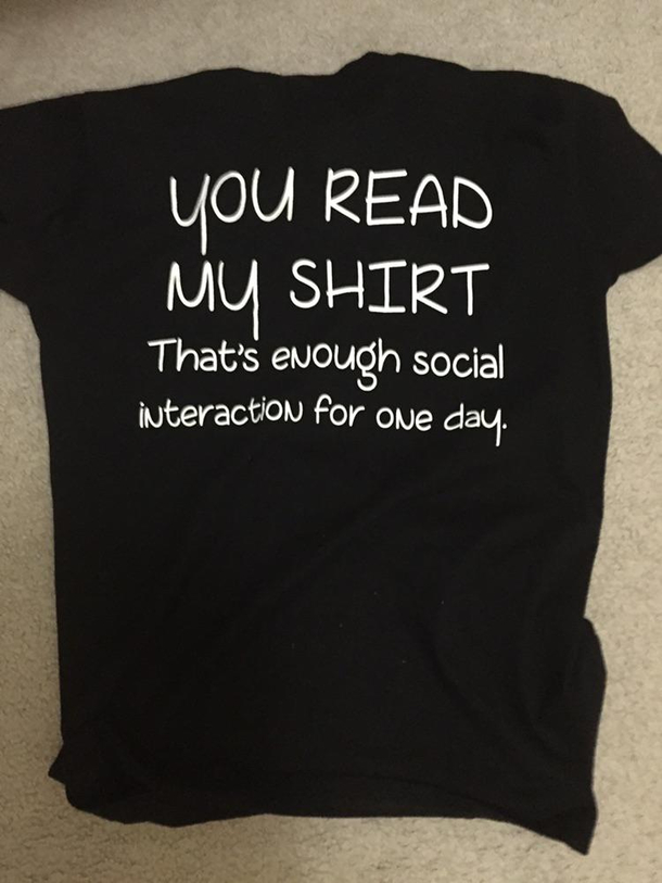 Look at the shirt my mom got me for Christmas Sorry I know this is late