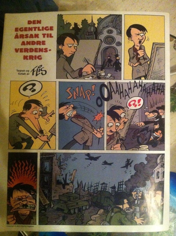 Looked through an old comic book Found the real reason why WW broke out