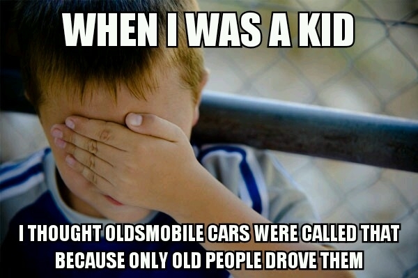 Looking back on it I was somewhat of a dumb kid