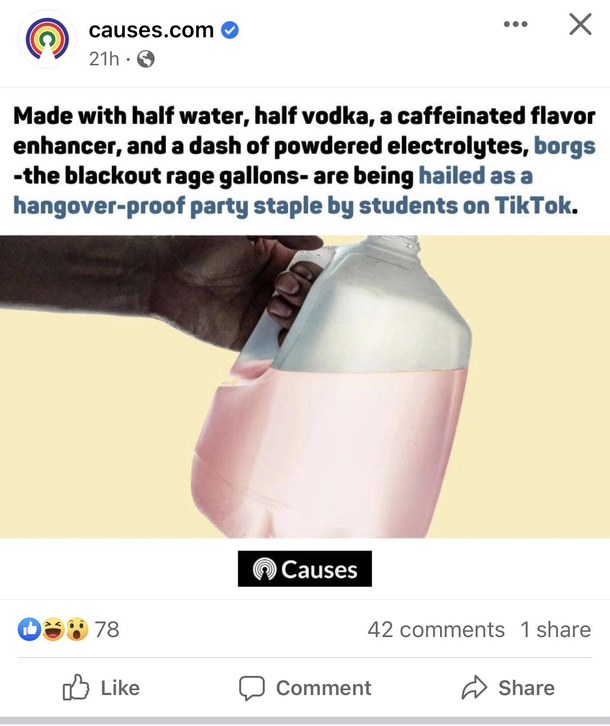 Looking for a cause to get behind