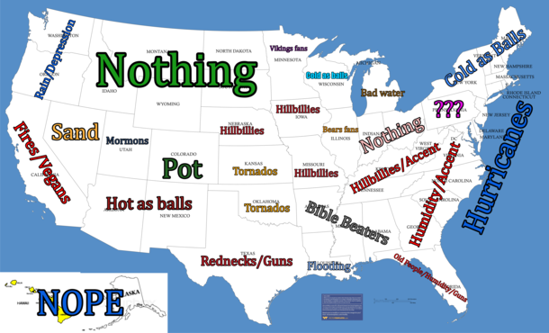 Looking for a new place to live in the USA be like