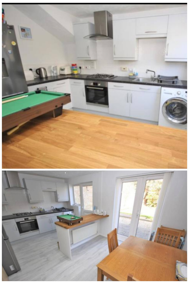 Looking on Rightmove and thought this kitchen had a full-sized pool table in it
