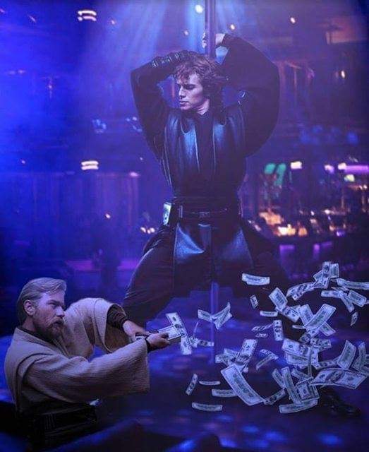 Looks like Anakin has the high ground this time