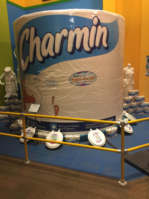 Looks like I found where all the toilet paper went No wonder