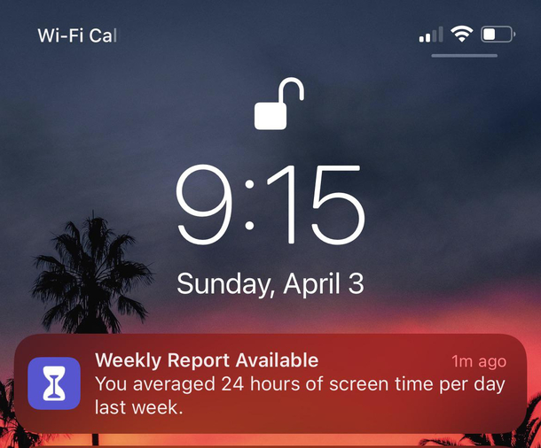 Looks like I should cut back on screen time