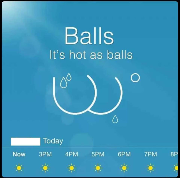 Looks like Im in for another hot day here in Australia
