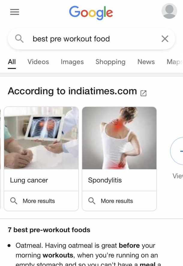 Looks like Ive gotta add Lung cancer to my meal plan
