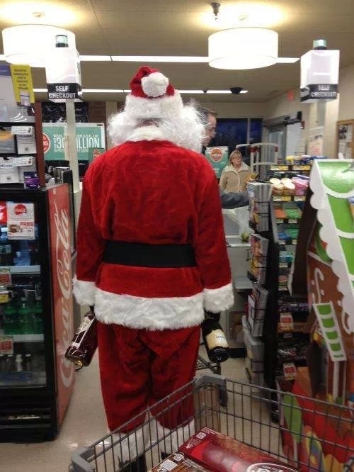 Looks like Santa will be drinking more than Egg Nog this year